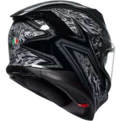 Casque intégral AGV K7 Damascus noir argent