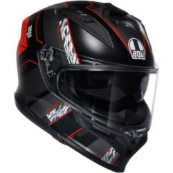 Casque intégral AGV K7 Kyber noir rouge