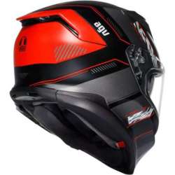 Casque intégral AGV K7 Kyber noir rouge