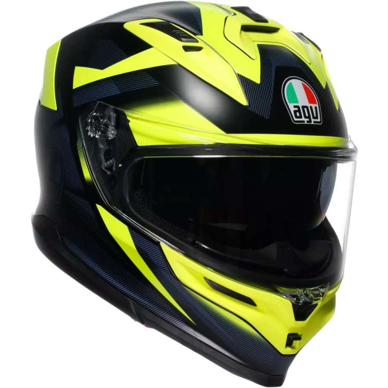 Casque intégral AGV K7 Glimpse noir jaune Casque intégral AGV K7 Glimpse noir jaune