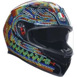 Casque intégral AGV K3 Top Rossi Winter Test 2018 noir