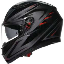 Casque intégral AGV K3 Syth noir rouge