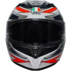 Casque intégral AGV K3 Space mat blanc rouge