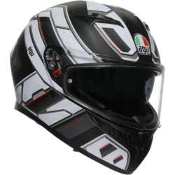Casque intégral AGV K3 Rivia mat noir blanc