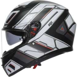 Casque intégral AGV K3 Rivia mat noir blanc