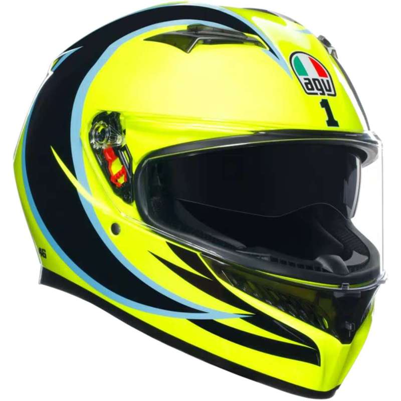 Casque intégral AGV K3 Rossi WT Phillip Island 2005 jaune Casque intégral AGV K3 Rossi WT Phillip Island 2005 jaune