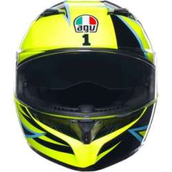 Casque intégral AGV K3 Rossi WT Phillip Island 2005 jaune