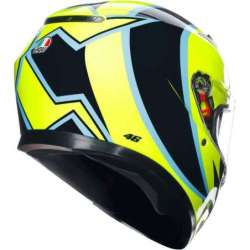 Casque intégral AGV K3 Rossi WT Phillip Island 2005 jaune