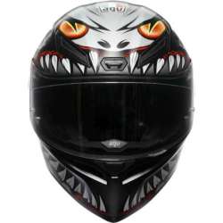 Casque intégral AGV K1 S Lyzard noir mat gris rouge