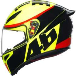 Casque intégral AGV K1 S Grazie Vale jaune noir rouge