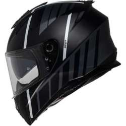 Integralhelm iXS217 2.0 mattschwarz weiß