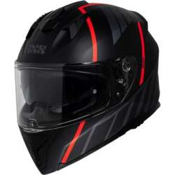 Integralhelm iXS217 2.0 schwarz matt rot
