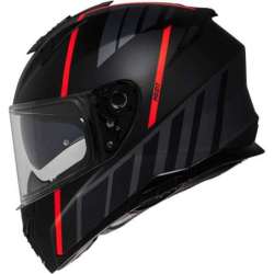 Casque intègrale iXS217 2.0 noir mat rouge