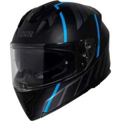 Integralhelm iXS217 2.0 mattschwarz hellblau