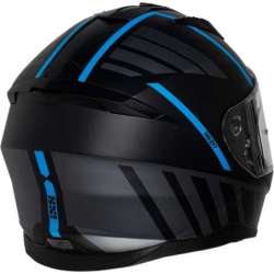 Integralhelm iXS217 2.0 mattschwarz hellblau