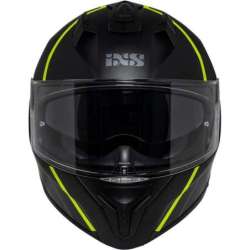 Casque intègrale iXS217 2.0 noir mat jaune fluo