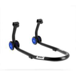 Vorderer Standfuß BIHR Home Track mattschwarz Räder blau