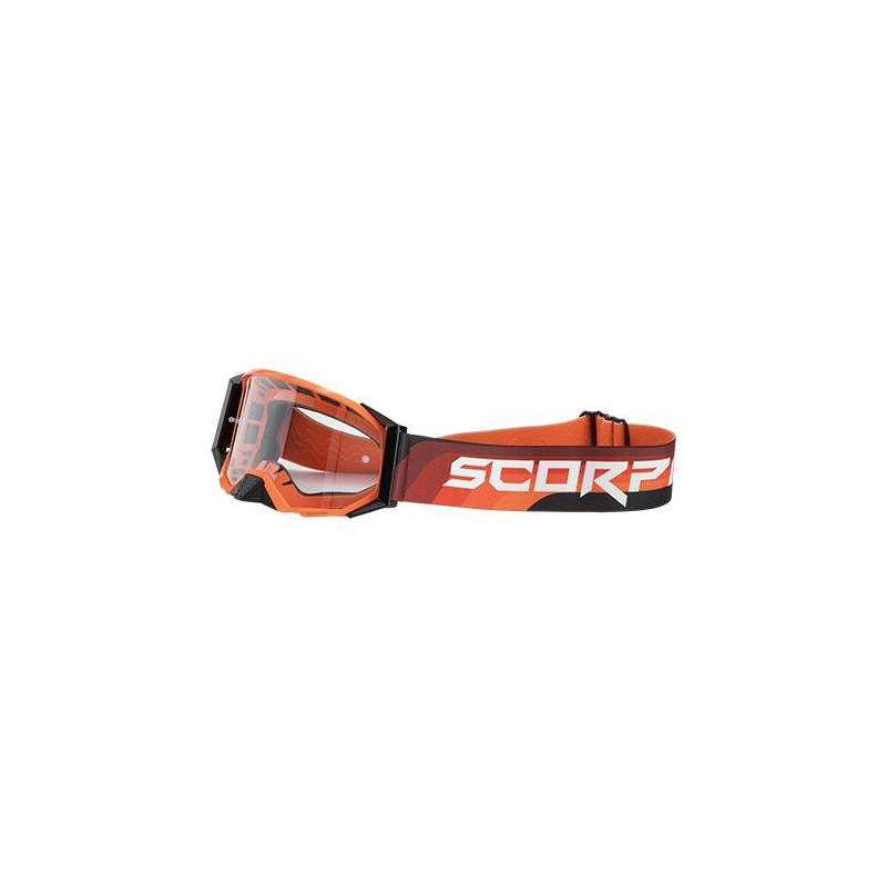 Lunettes de cross SCORPION  E24 Orange-Noir
