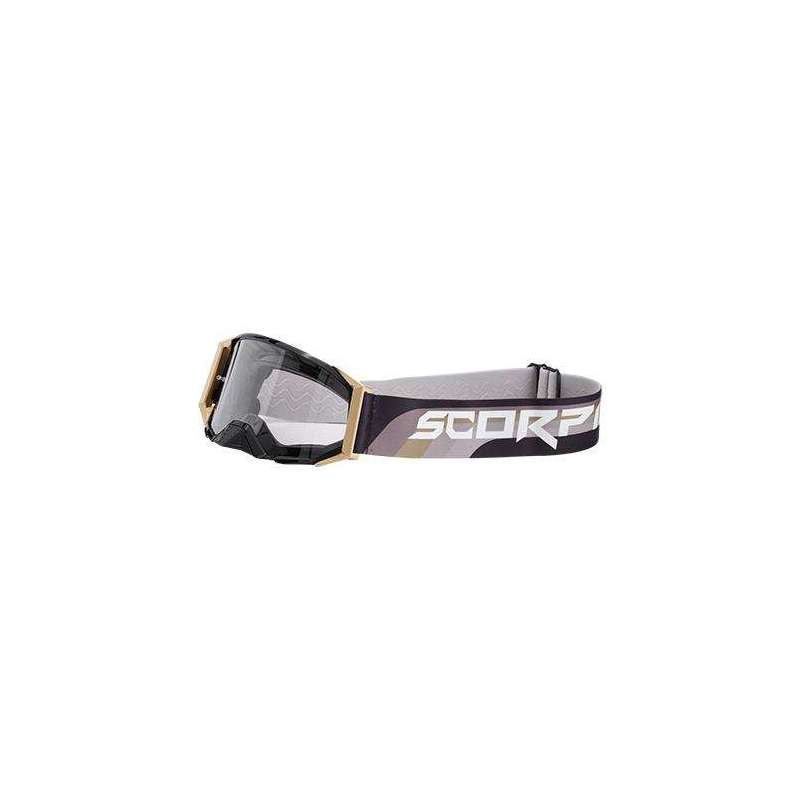 Crossbrille SCORPION E24 Schwarz-Gold