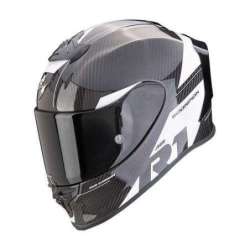 Casque Intégral SCORPION EXO-R1 EVO CARBONE RALLY Air Noir-Blanc