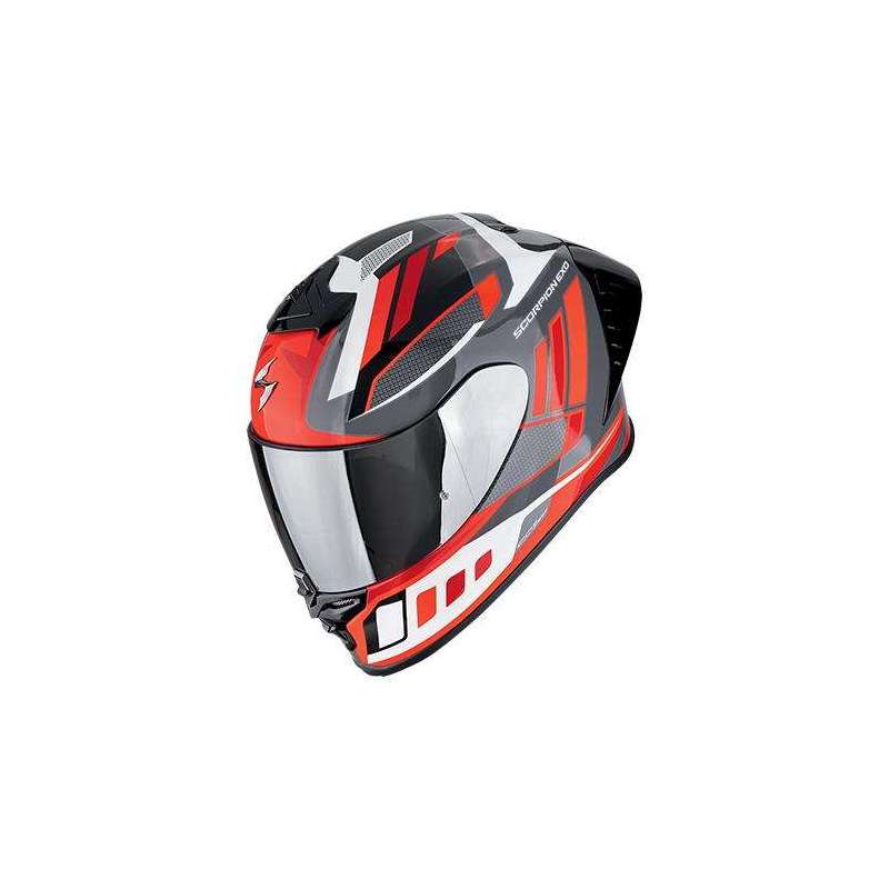 Integralhelm SCORPION EXO-R1 EVO II AIR VITAL Grau-Weiss-Rot Integralhelm SCORPION EXO-R1 EVO II AIR VITAL Grau-Weiss-Rot