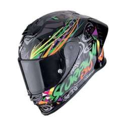Casque Intégral SCORPION EXO-R1 EVO II AIR SAVAGE Noir-Vert-Orange