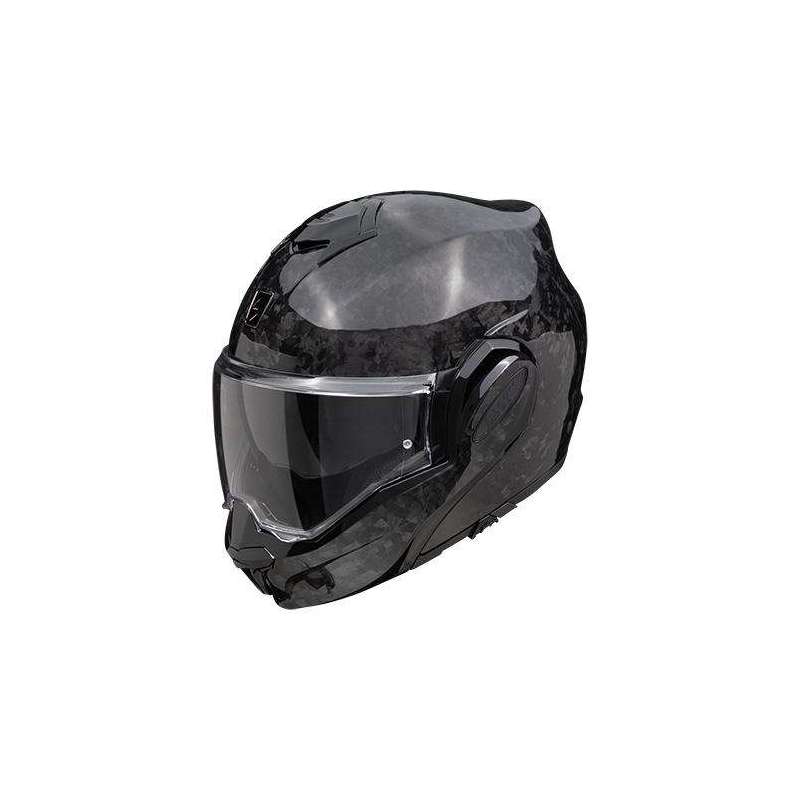 Modulohelm SCORPION EXO-TECH EVO CARBONE ONYX Schwarz