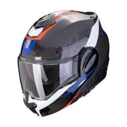 Modulohelm SCORPION EXO-TECH EVO CARBONE ROVER Air Schwarz-Rot-Blau