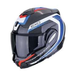 Modulohelm SCORPION EXO-TECH EVO CARBONE COSY Schwarz-Blau-Rot