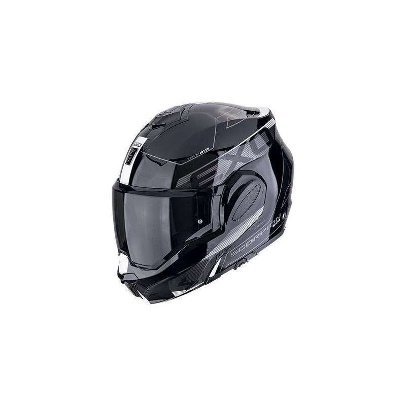Modulohelm SCORPION EXO-TECH EVO TRAVELLER Schwarz-Weiß