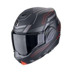 Modulohelm SCORPION EXO-TECH EVO CONQUER Mattschwarz - Rot