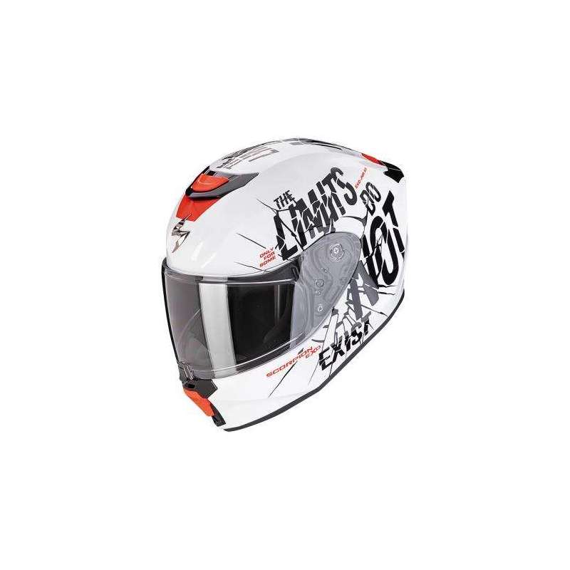 Integralhelm Kind SCORPION EXO-JNR AIR BOUM Weiß-Schwarz