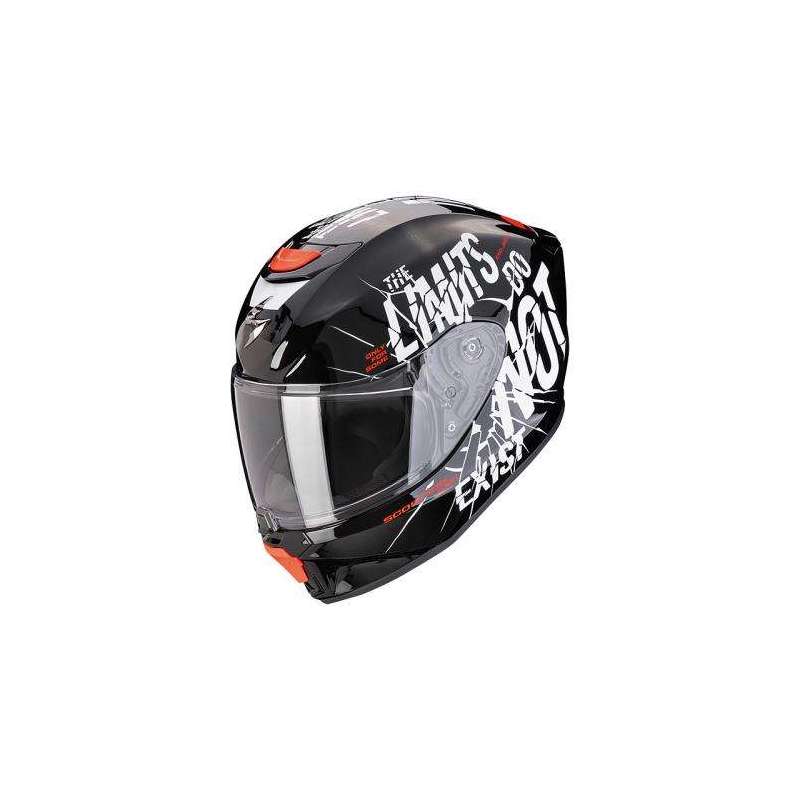 Integralhelm Kind SCORPION EXO-JNR AIR BOUM Schwarz-Weiß