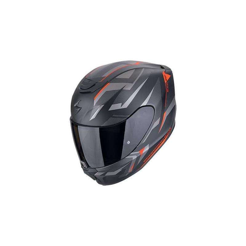 Integralhelm SCORPION EXO-391 AAXO Mattschwarz - Rot