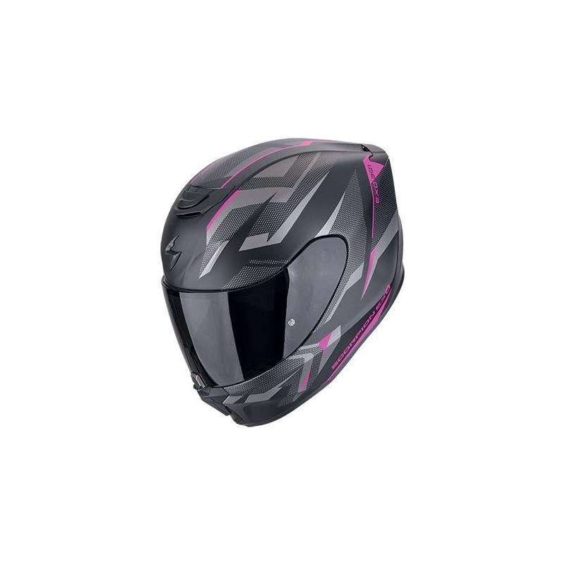 Integralhelm SCORPION EXO-391 AAXO Mattschwarz-Pink