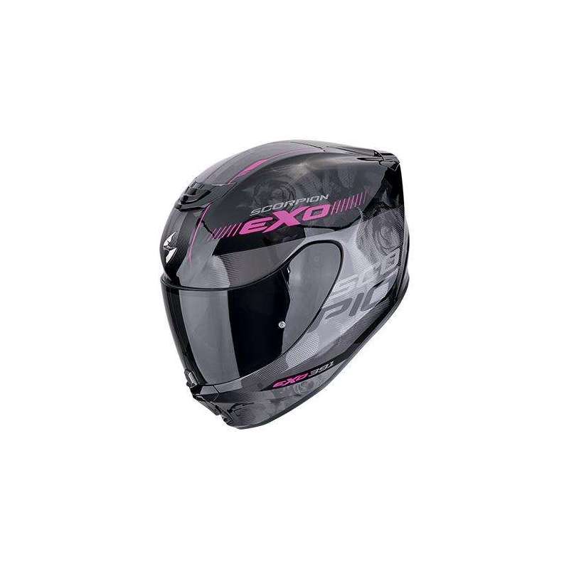 Integralhelm SCORPION EXO-391 AVA Schwarz-Rosa