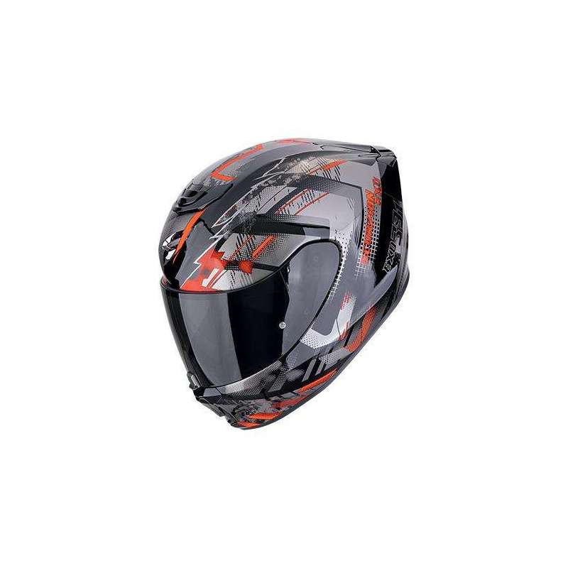 Integralhelm SCORPION EXO-391 CLUTTER Schwarz-Rot