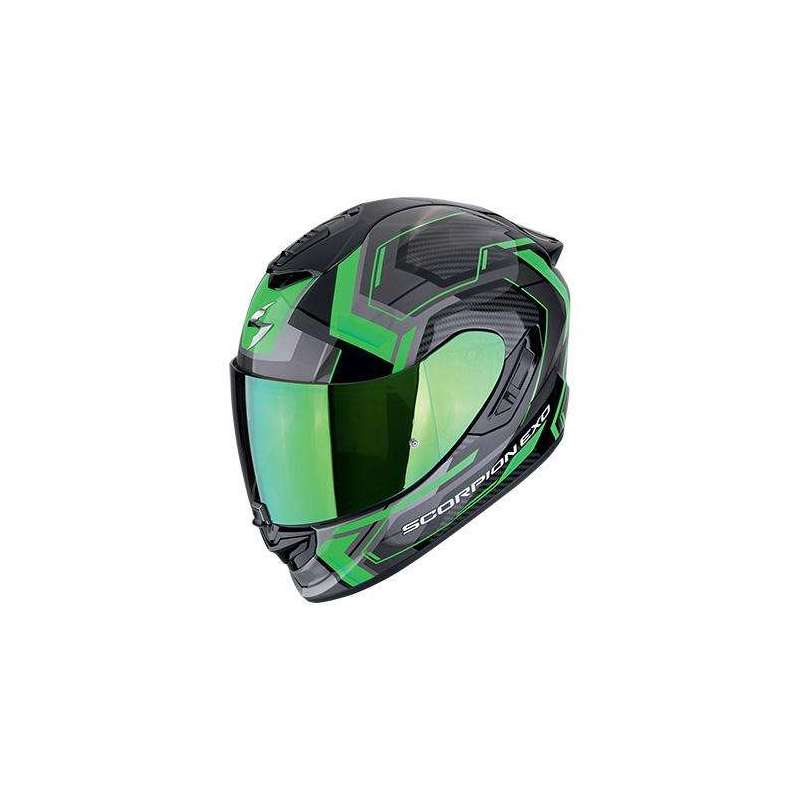 Casque Intégral SCORPION EXO-1400 EVO II AIR LINART Noir-Vert