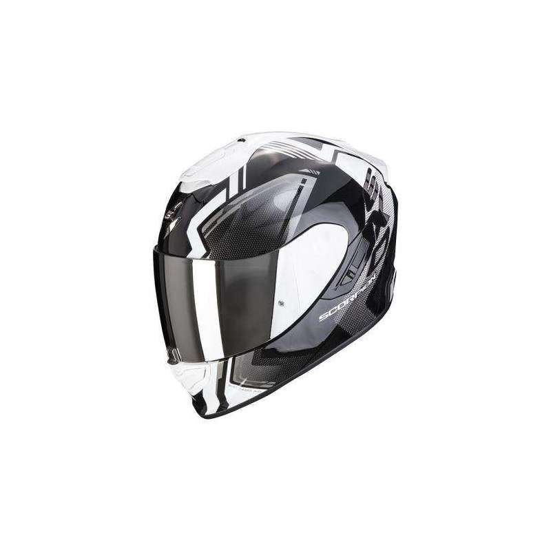 Integralhelm SCORPION EXO-1400 AIR CORSA Schwarz-Weiß