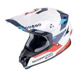 Crosshelm SCORPION VX-16 EVO AIR ROD Weiss-Rot-Blau
