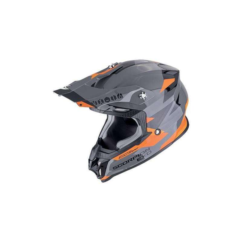 Cross-Helm SCORPION VX-16 EVO AIR ROD Grau-Orange