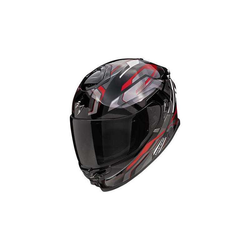Casque Intégral SCORPION EXO-GT SP AIR AUGUSTA Noir-Gris-Rouge
