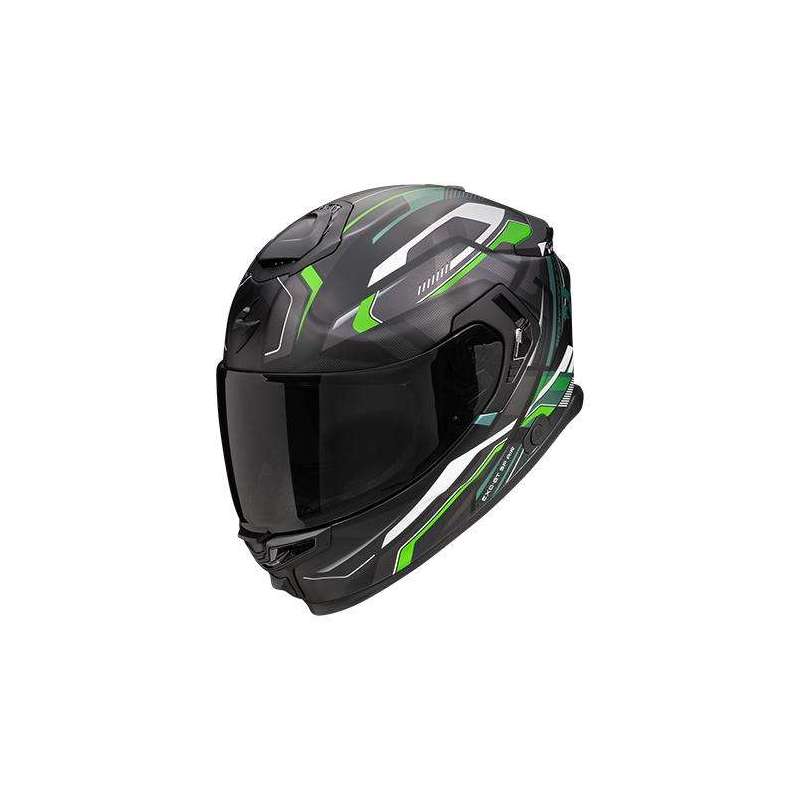 Casque Intégral SCORPION EXO-GT SP AIR AUGUSTA Noir Mat-Gris-Vert Casque Intégral SCORPION EXO-GT SP AIR AUGUSTA Noir Mat-Gris-Vert