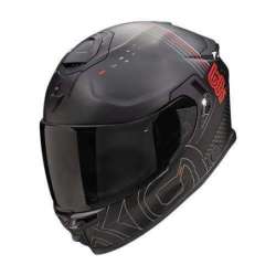 Integralhelm SCORPION EXO-GT SP AIR TECHLANE Mattschwarz-Grau-Rot