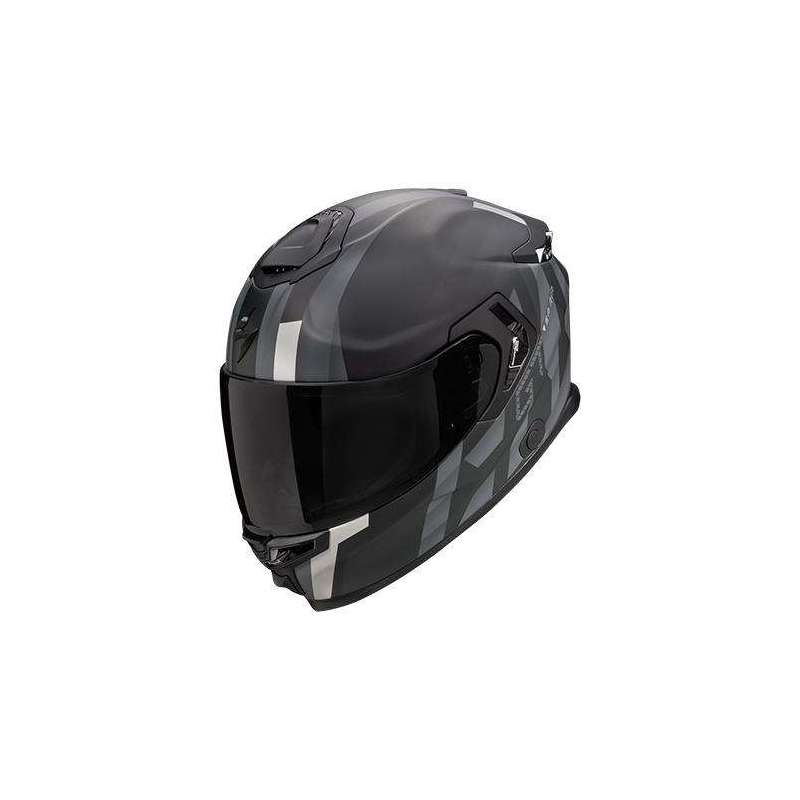 Integralhelm SCORPION EXO-GT SP AIR TOURADVEN Mattschwarz-Silber