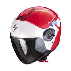 Casque Jet SCORPION EXO-CITY II MALL Rouge-Blanc-Bleu