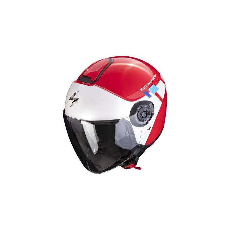 Casque Jet SCORPION EXO-CITY II MALL Rouge-Blanc-Bleu Casque Jet SCORPION EXO-CITY II MALL Rouge-Blanc-Bleu