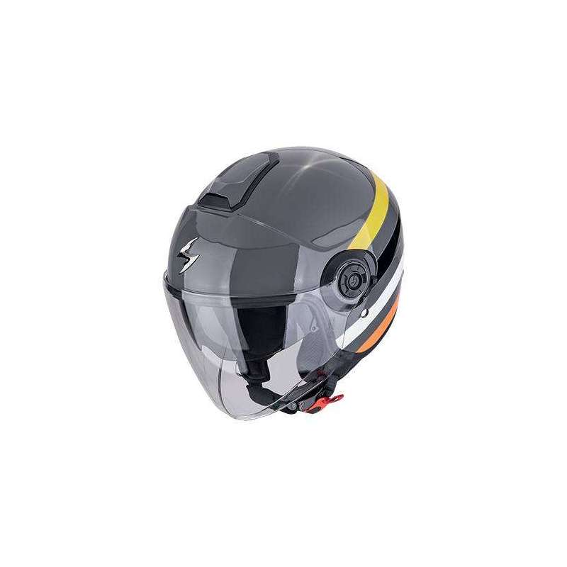 Casque Jet SCORPION EXO-CITY II BEE Gris-Jaune-Noir
