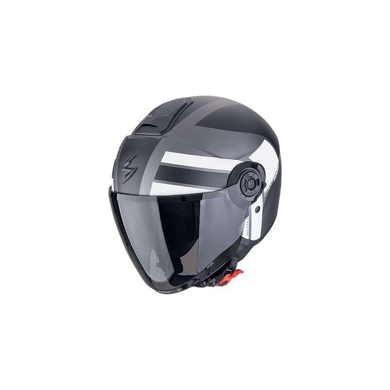 Jethelm SCORPION EXO-CITY II BLUR Mattsilber-Schwarz-Weiss Jethelm SCORPION EXO-CITY II BLUR Mattsilber-Schwarz-Weiss