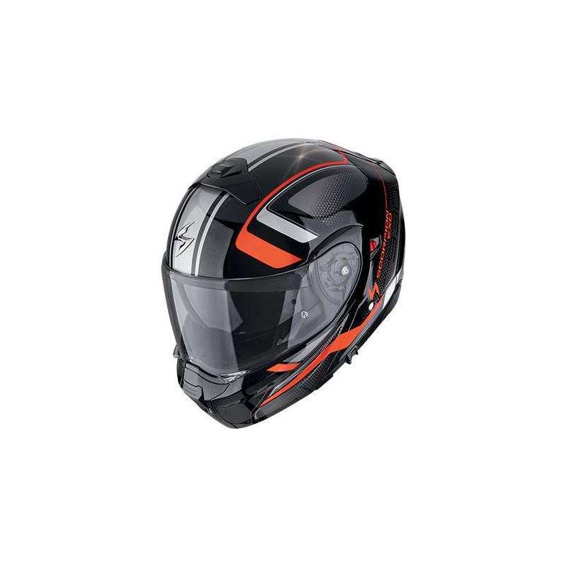 Modularbetriebener Helm SCORPION EXO-930 EVO ARDENS Schwarz-Metallic-Rot Modularbetriebener Helm SCORPION EXO-930 EVO ARDENS Schwarz-Metallic-Rot